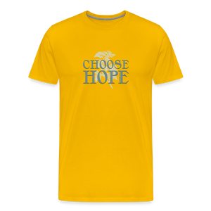Choose Hope - Unisex Premium T-Shirt - sun yellow