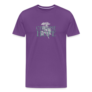 Choose Hope - Unisex Premium T-Shirt - purple
