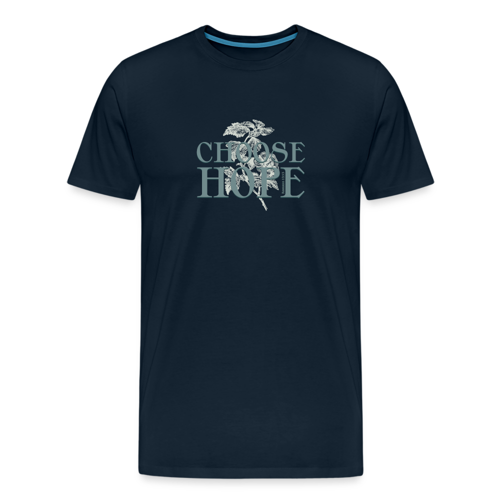 Choose Hope - Unisex Premium T-Shirt - deep navy
