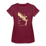 Eternity & Beyond - Women's Relaxed Fit T-Shirt - burgundy