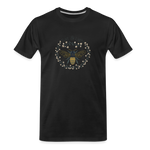 Bee Salt & Light - Men’s Premium Organic T-Shirt - black
