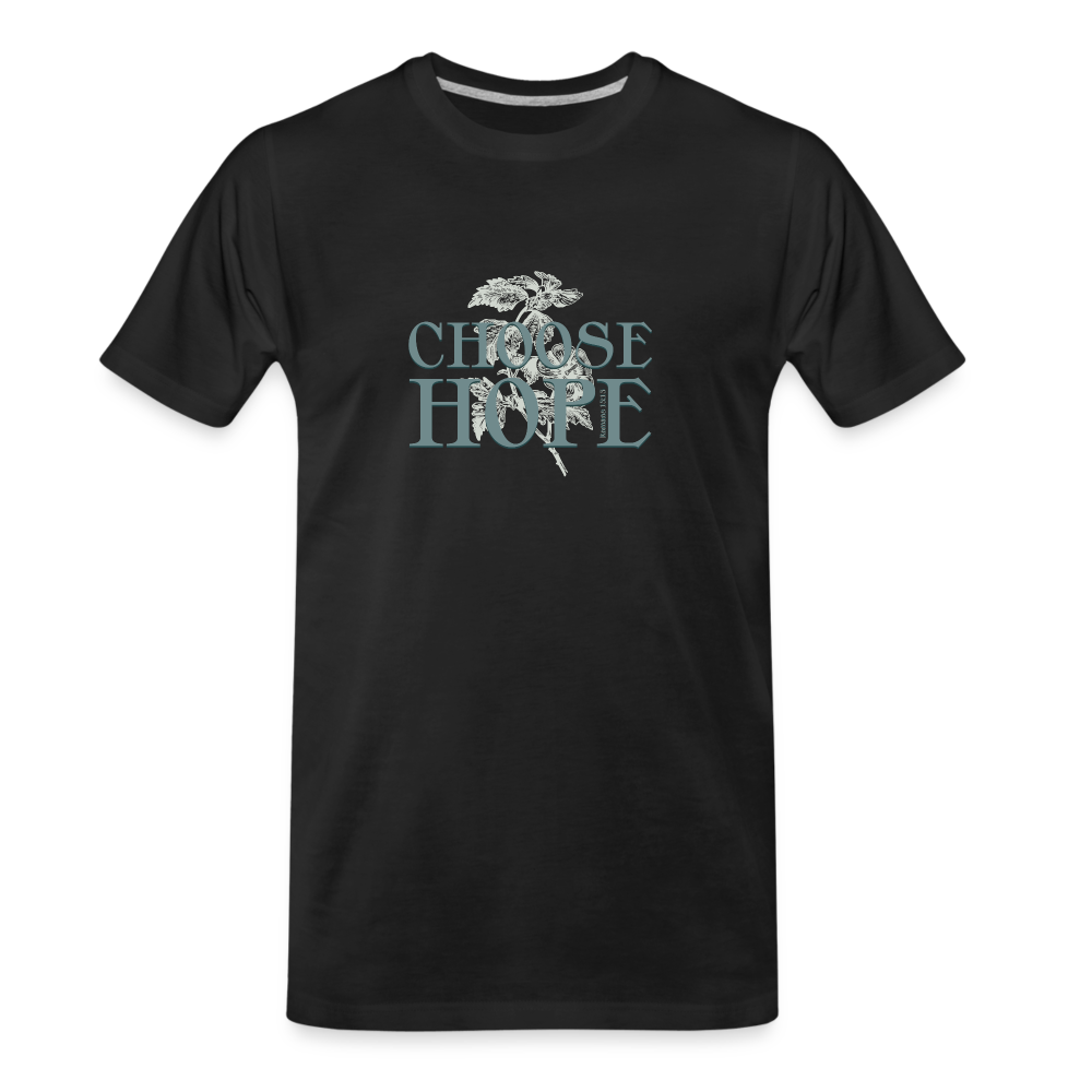 Choose Hope - Men’s Premium Organic T-Shirt - black
