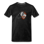 Heart for the Savior - Men’s Premium Organic T-Shirt - charcoal grey