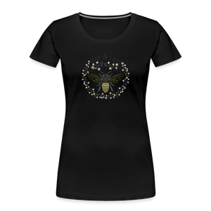 Bee Salt & Light - Women’s Premium Organic T-Shirt - black