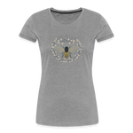 Bee Salt & Light - Women’s Premium Organic T-Shirt - heather gray