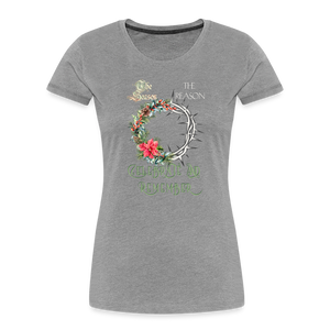 Celebrate & Remember - Women’s Premium Organic T-Shirt - heather gray