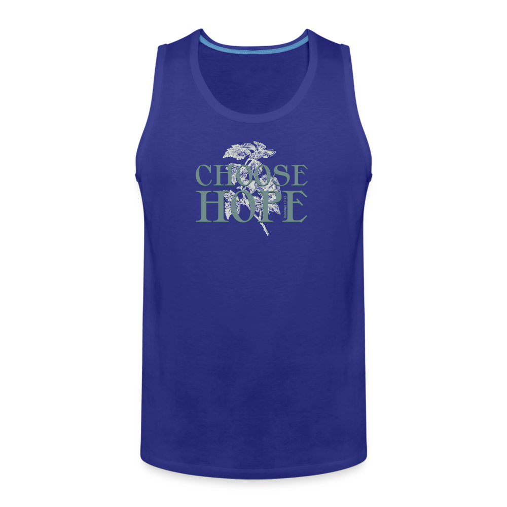 Choose Hope - Men’s Premium Tank - royal blue