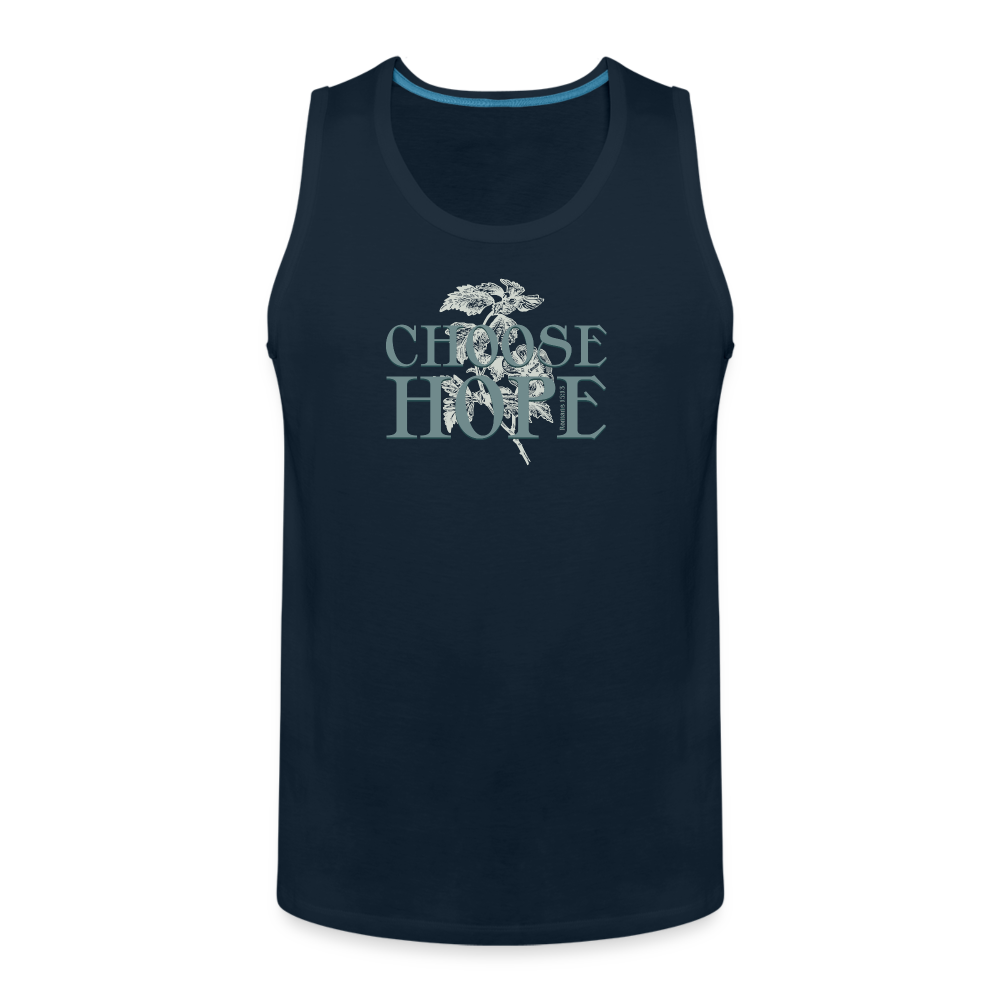 Choose Hope - Men’s Premium Tank - deep navy