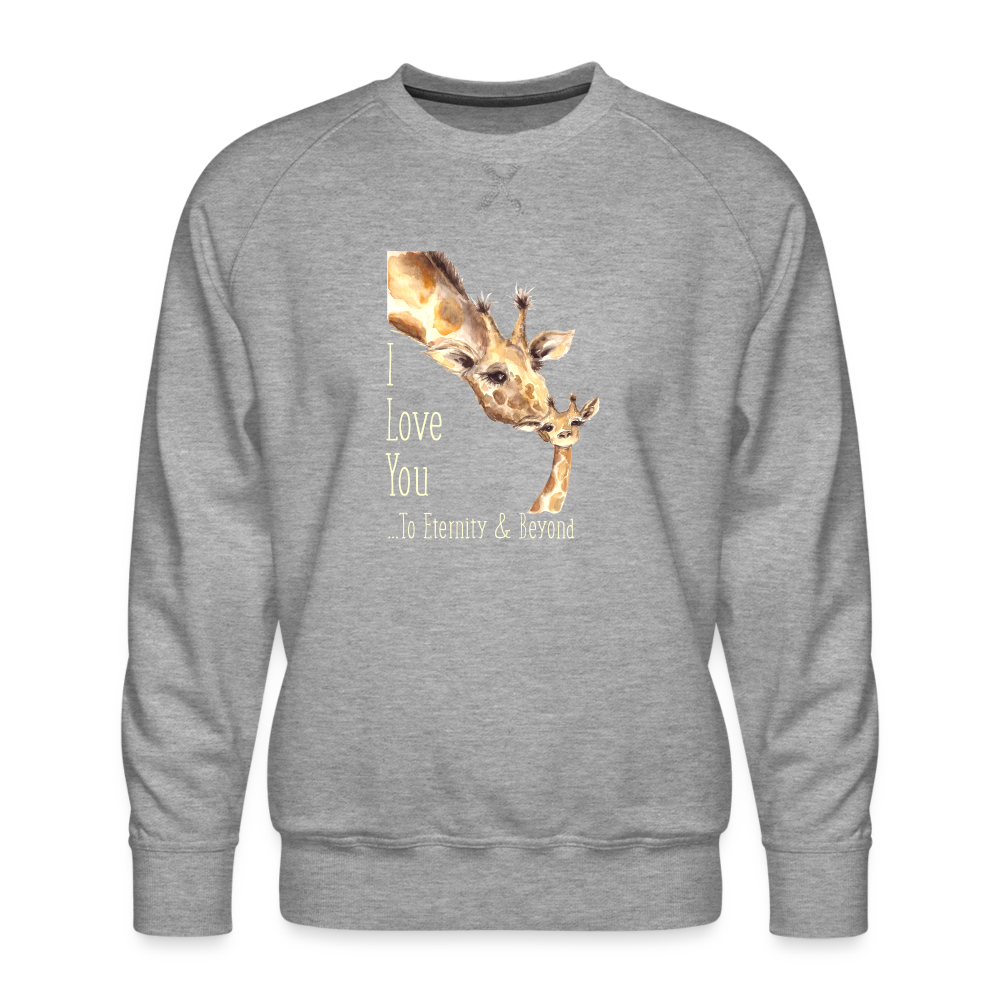 Eternity & Beyond - Men’s Premium Sweatshirt - heather grey