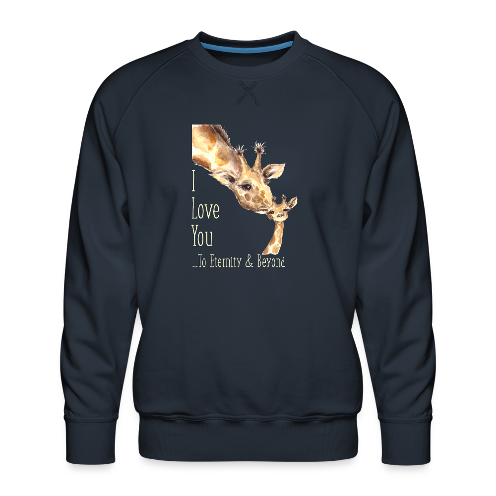 Eternity & Beyond - Men’s Premium Sweatshirt - navy