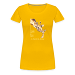 Eternity & Beyond - Women’s Premium T-Shirt - sun yellow