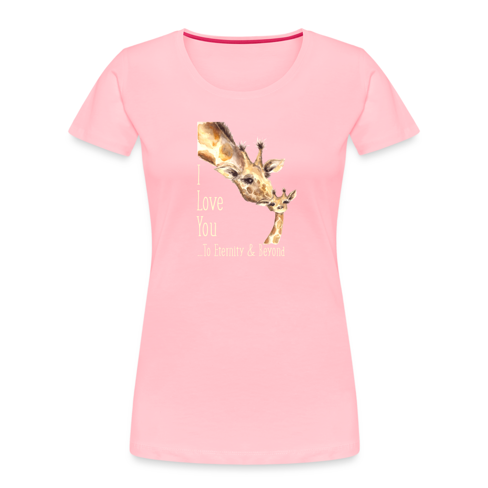 Eternity & Beyond - Women’s Premium Organic T-Shirt - pink