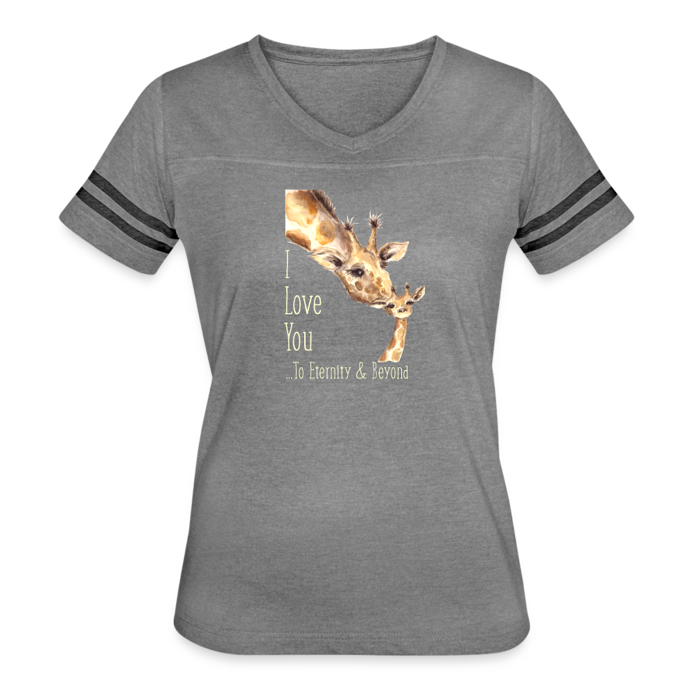 Eternity & Beyond - Women’s Vintage Sport T-Shirt - heather gray/charcoal