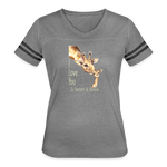 Eternity & Beyond - Women’s Vintage Sport T-Shirt - heather gray/charcoal