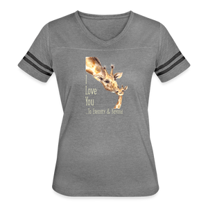 Eternity & Beyond - Women’s Vintage Sport T-Shirt - heather gray/charcoal