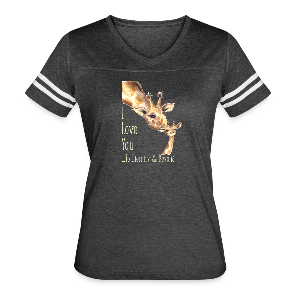 Eternity & Beyond - Women’s Vintage Sport T-Shirt - vintage smoke/white