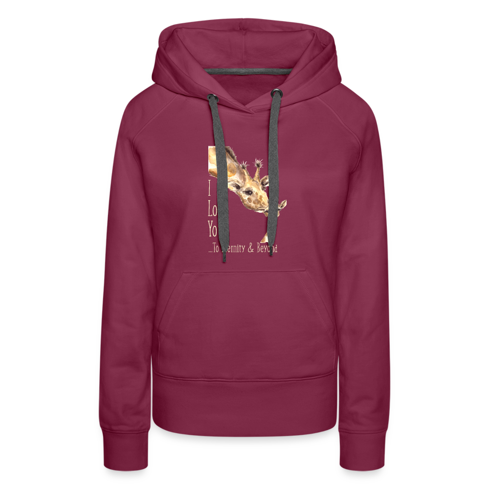 Eternity & Beyond - Women’s Premium Hoodie - burgundy