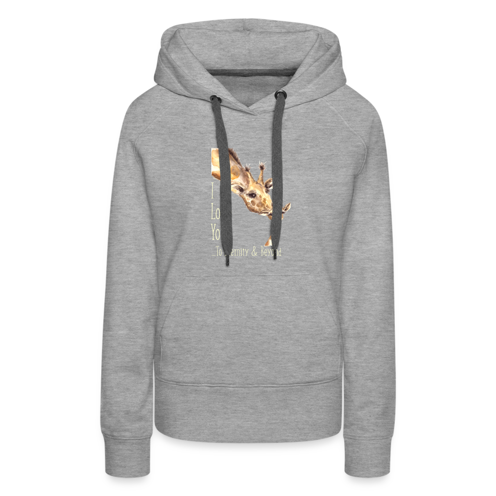 Eternity & Beyond - Women’s Premium Hoodie - heather grey