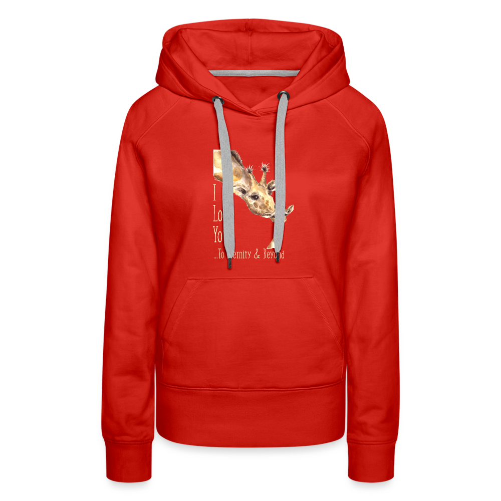 Eternity & Beyond - Women’s Premium Hoodie - red