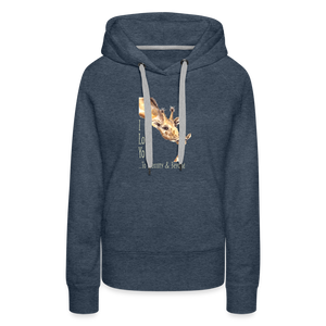 Eternity & Beyond - Women’s Premium Hoodie - heather denim