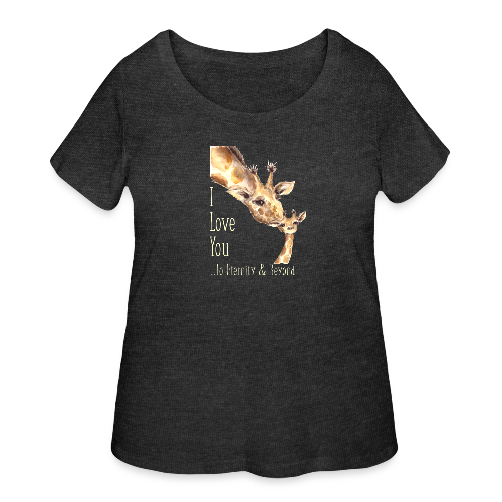 Eternity & Beyond - Women’s Curvy T-Shirt - deep heather