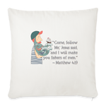 Fishers of Men - Throw Pillow Cover - natural white