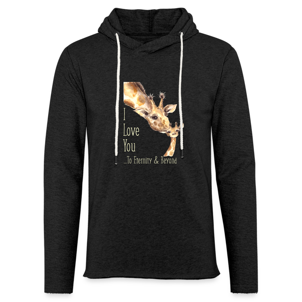 Eternity & Beyond - Unisex Lightweight Terry Hoodie - charcoal grey