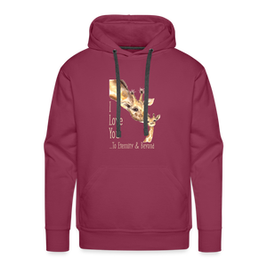 Eternity & Beyond - Unisex Premium Hoodie - burgundy