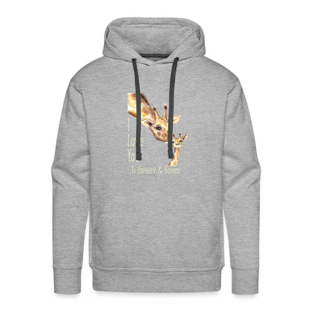 Eternity & Beyond - Unisex Premium Hoodie - heather grey