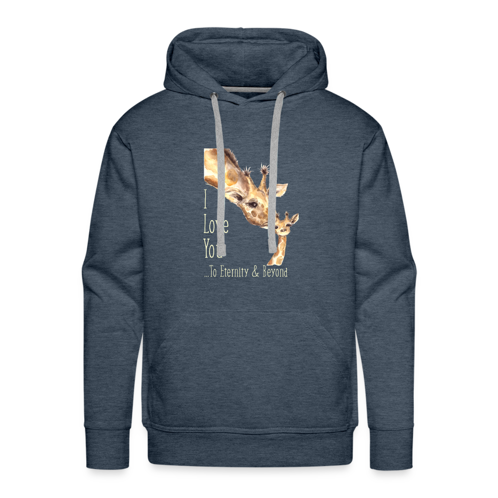 Eternity & Beyond - Unisex Premium Hoodie - heather denim