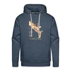 Eternity & Beyond - Unisex Premium Hoodie - heather denim