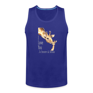 Eternity & Beyond - Men’s Premium Tank - royal blue