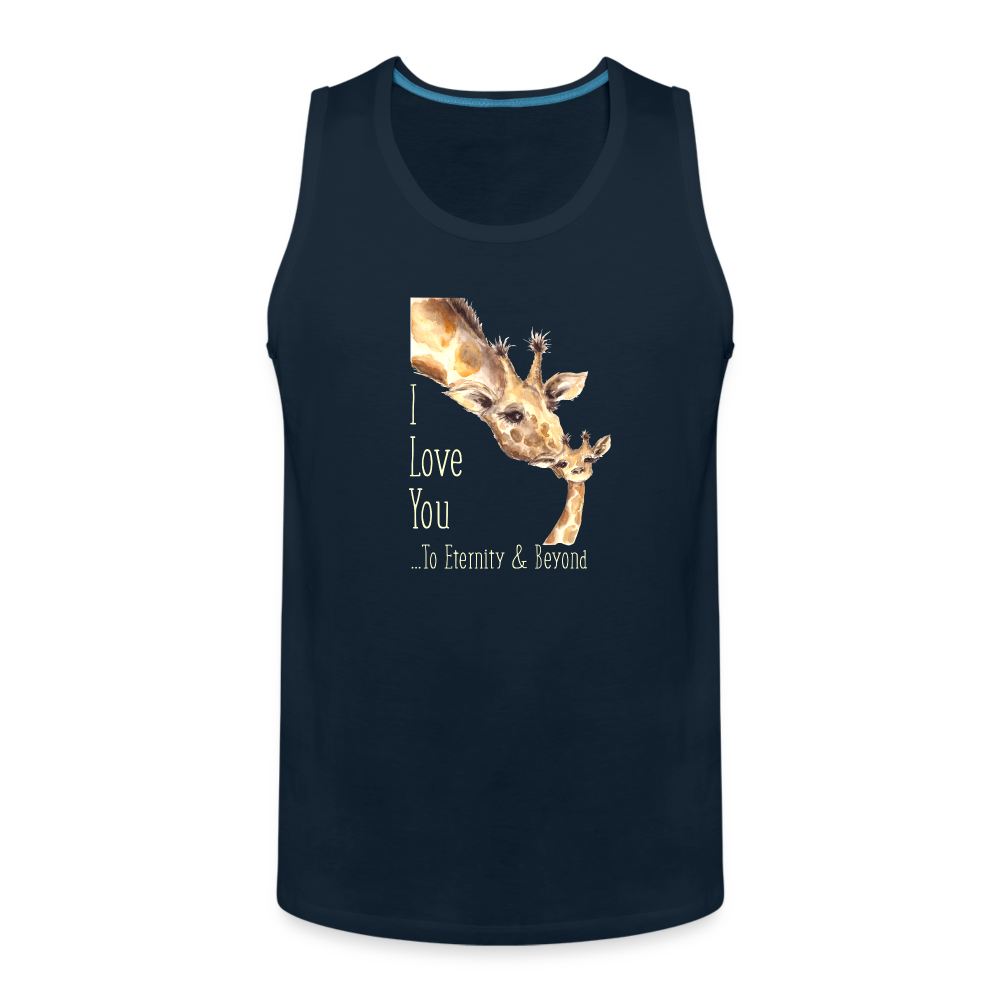 Eternity & Beyond - Men’s Premium Tank - deep navy