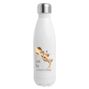 Eternity & Beyond - Insulated Stainless Steel Water Bottle - white