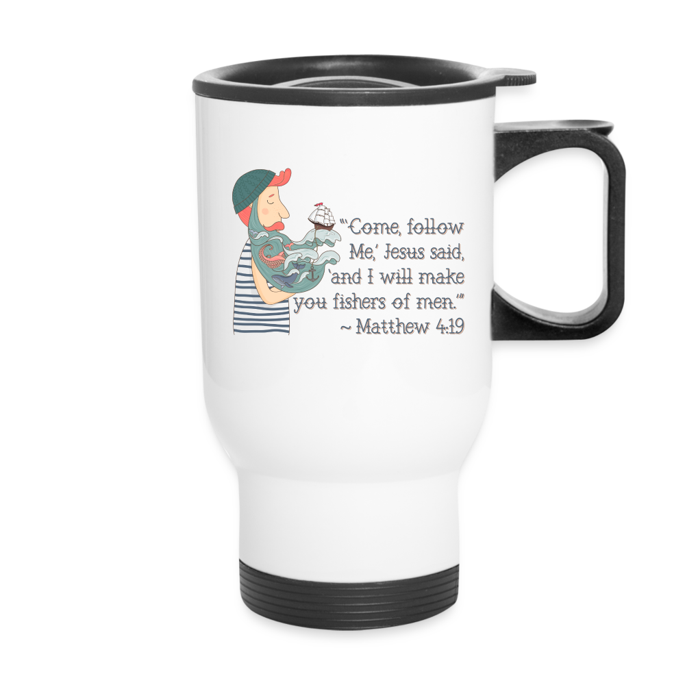 Fishers of Men - Travel Mug - white