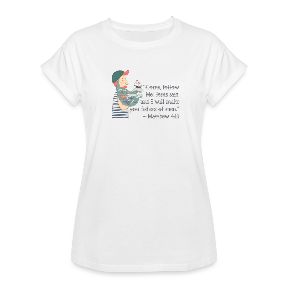 Fishers of Men - Women's Relaxed Fit T-Shirt - white