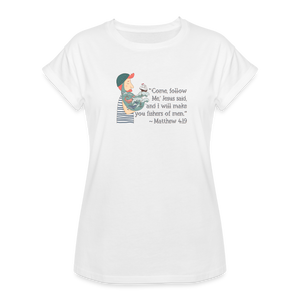 Fishers of Men - Women's Relaxed Fit T-Shirt - white