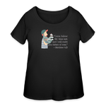 Fishers of Men - Women’s Curvy T-Shirt - black