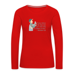 Fishers of Men - Women's Premium Long Sleeve T-Shirt - red