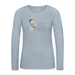 Fishers of Men - Women's Premium Long Sleeve T-Shirt - heather ice blue