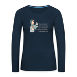 Fishers of Men - Women's Premium Long Sleeve T-Shirt - deep navy