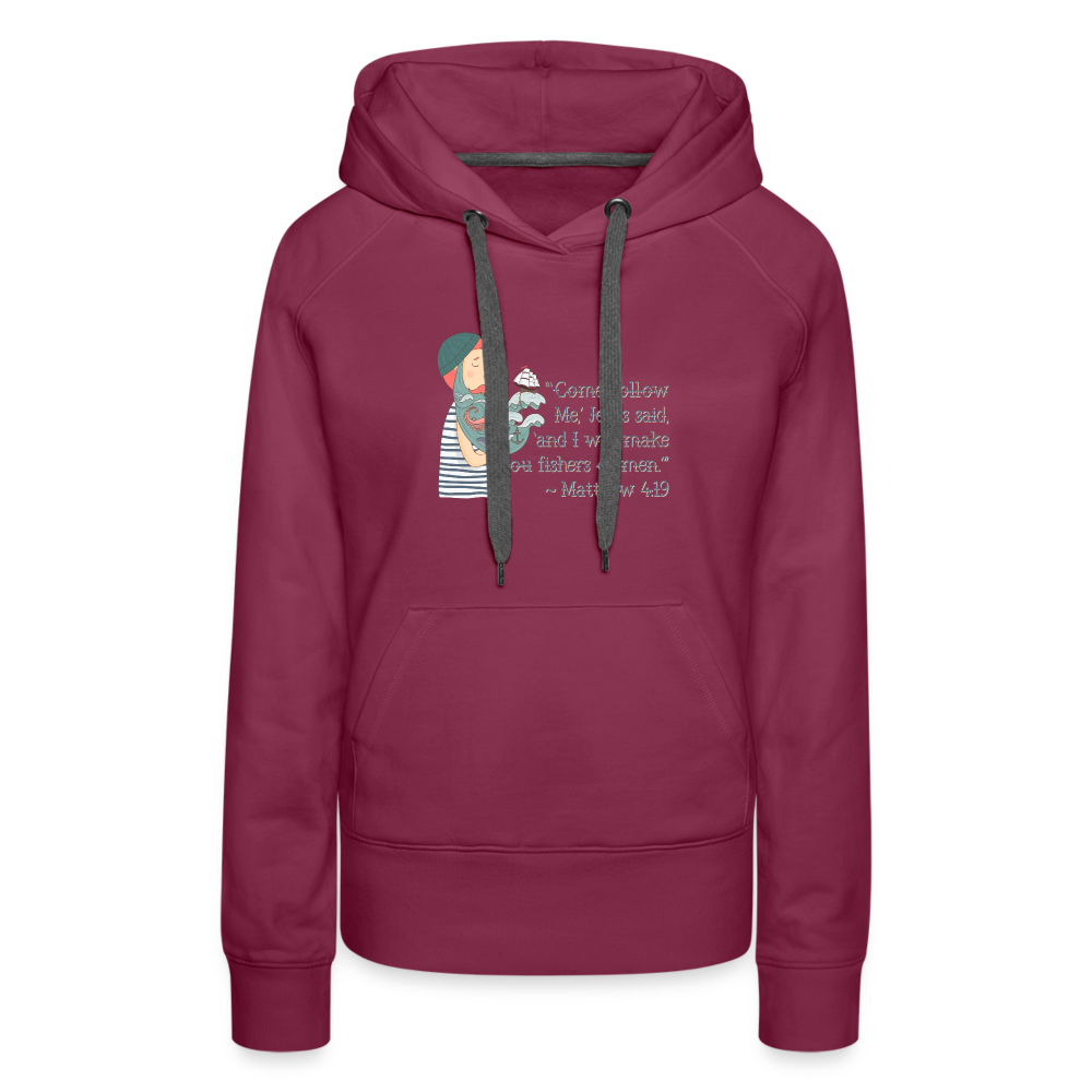 Fishers of Men - Women’s Premium Hoodie - burgundy