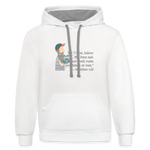 Fishers of Men - Contrast Hoodie - white/gray