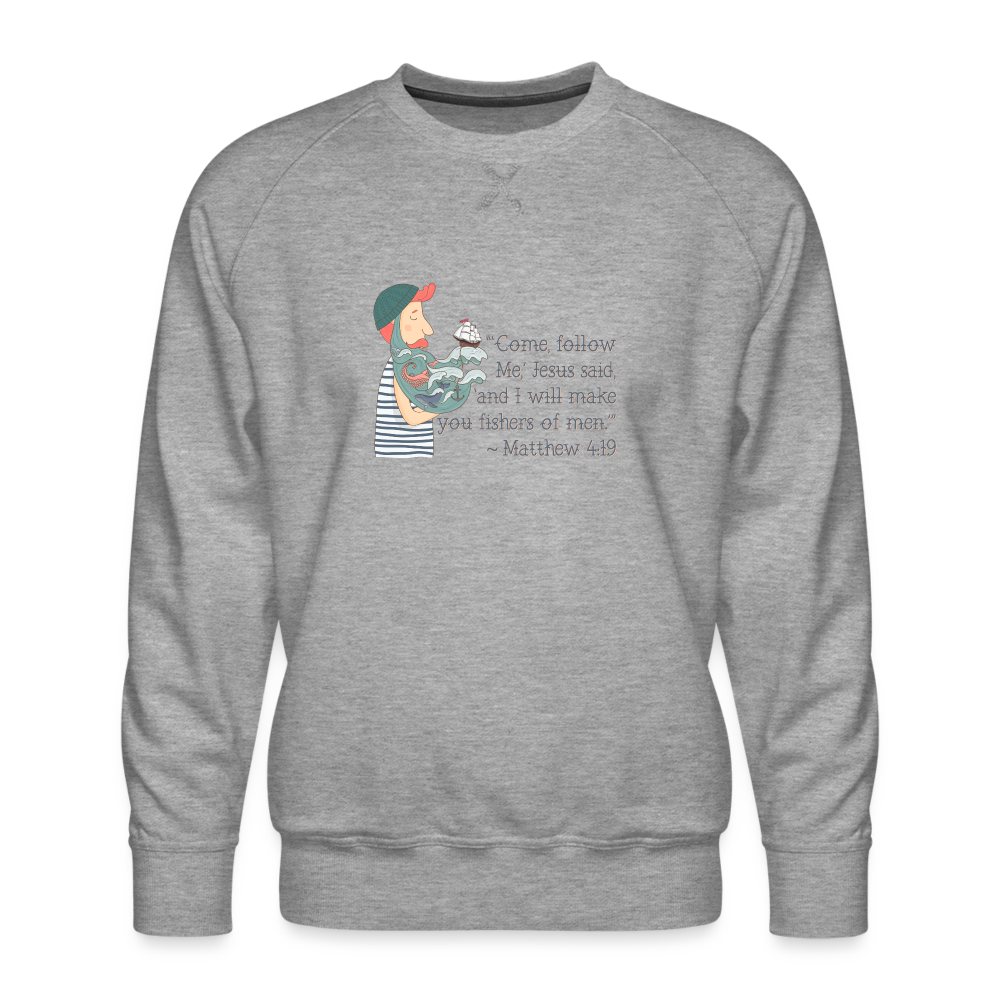 Fishers of Men - Men’s Premium Sweatshirt - heather grey