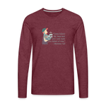 Fishers of Men - Men's Premium Long Sleeve T-Shirt - heather burgundy