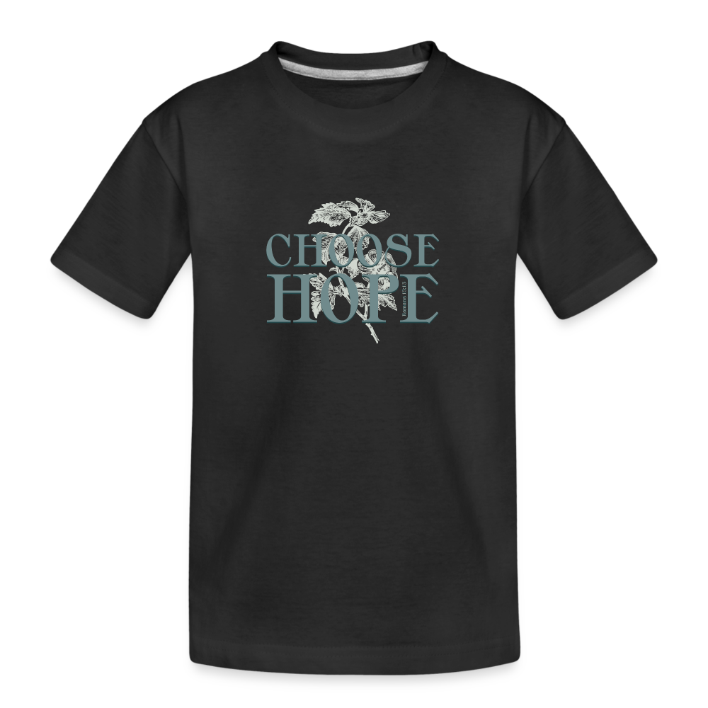 Choose Hope - Kid’s Premium Organic T-Shirt - black