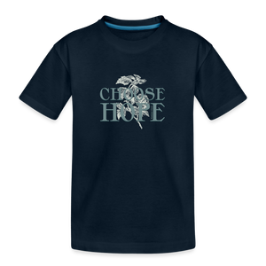 Choose Hope - Kid’s Premium Organic T-Shirt - deep navy