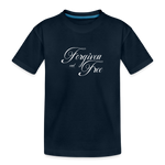 Forgiven & Free - Kid’s Premium Organic T-Shirt - deep navy