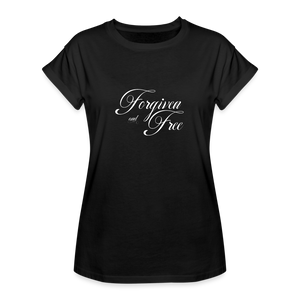 Forgiven & Free - Women's Relaxed Fit T-Shirt - black