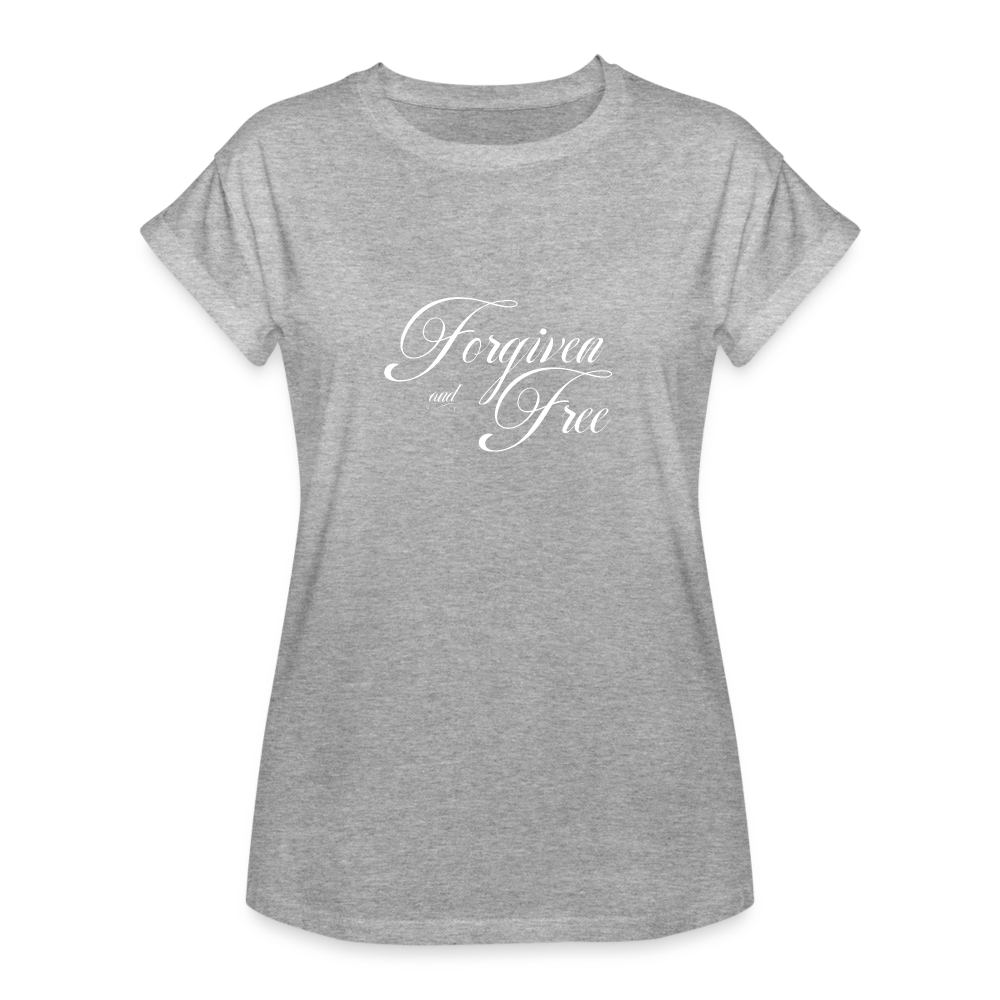 Forgiven & Free - Women's Relaxed Fit T-Shirt - heather gray